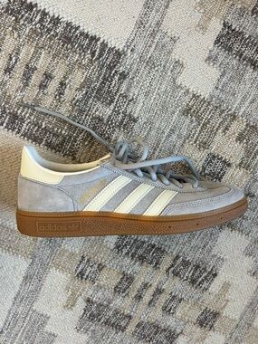 adidas Samba Light Gray Suede Sneakers